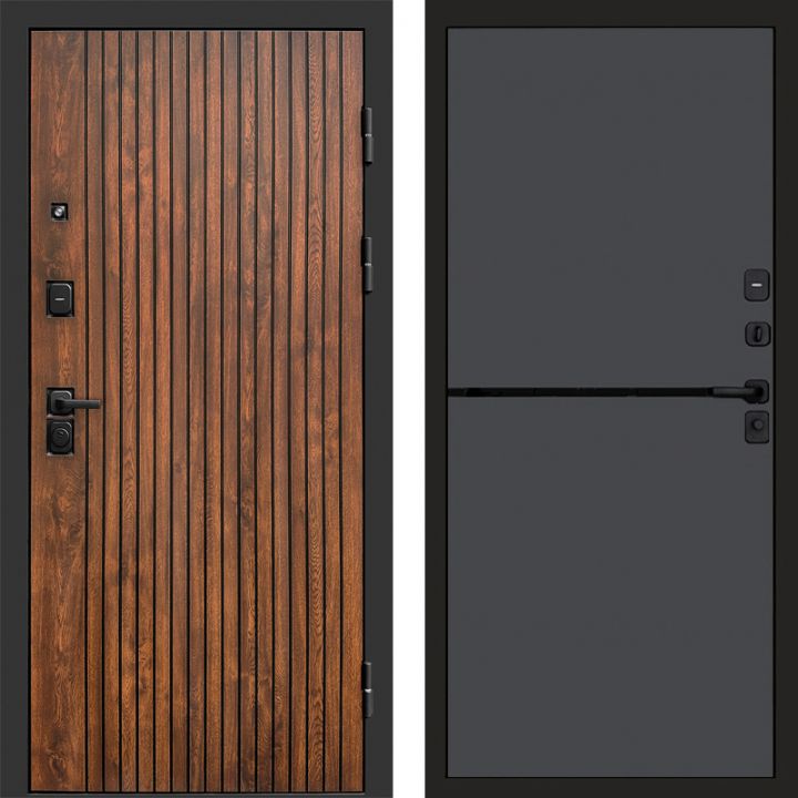 Входная дверь Termo-door Твист Ультра - Нео Графит