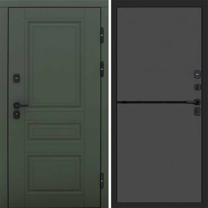 Входная дверь Termo-door Орегон Грин - Нео Графит
