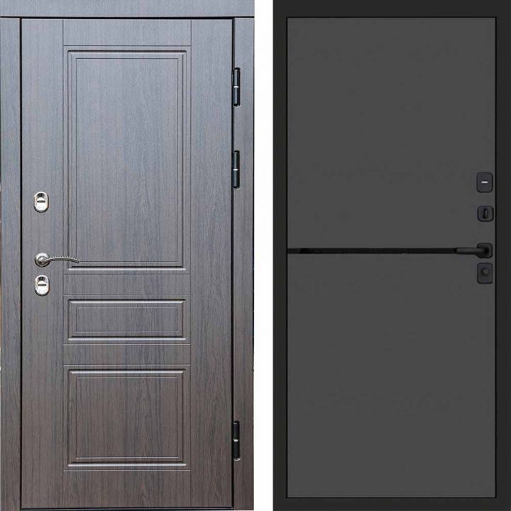 Входная дверь Termo-door Орегон Венге - Нео Графит