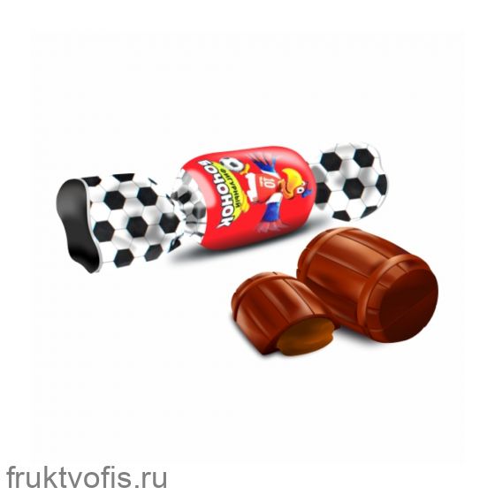 Конфеты «Фигурный Бочонок» Футбол 700г КФ «ЖаКо»