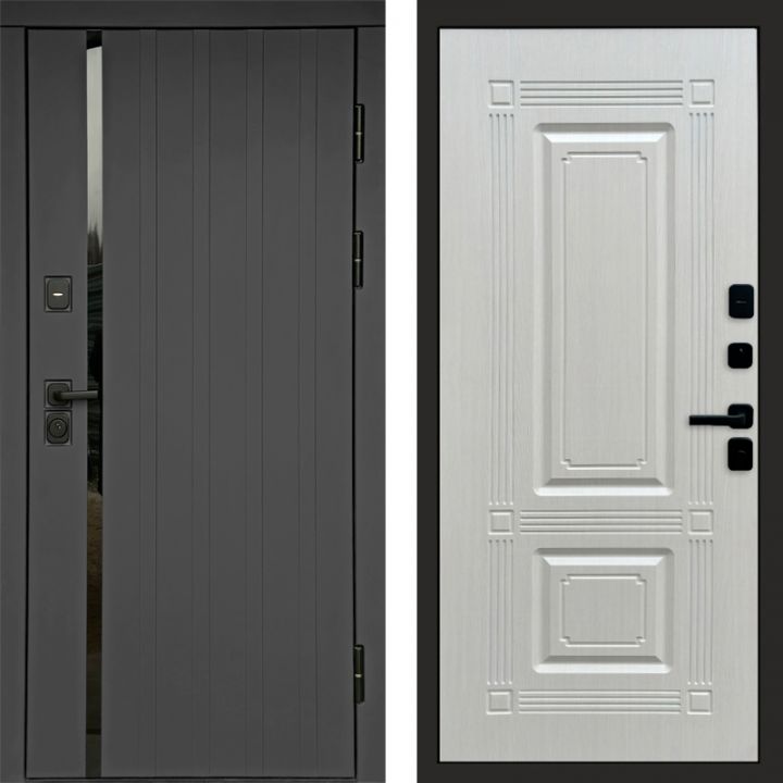 Входная дверь Termo-door Роял Графит - Мадрид Лиственница