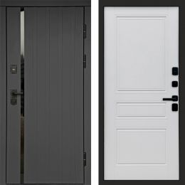 Входная дверь Termo-door Роял Графит - Классик Белый софт