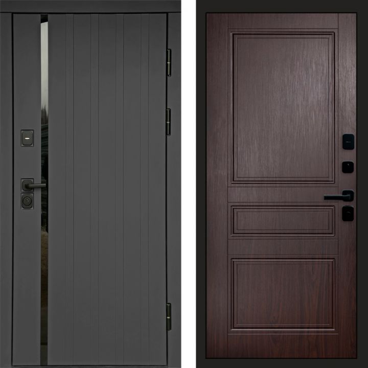 Входная дверь Termo-door Роял Графит - Класскика Венге