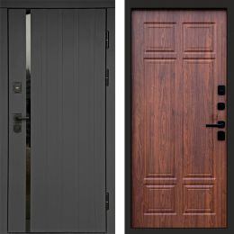 Входная дверь Termo-door Роял Графит - Орех премиум