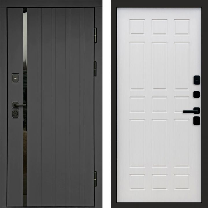 Входная дверь Termo-door Роял Графит - Спарта Лиственница