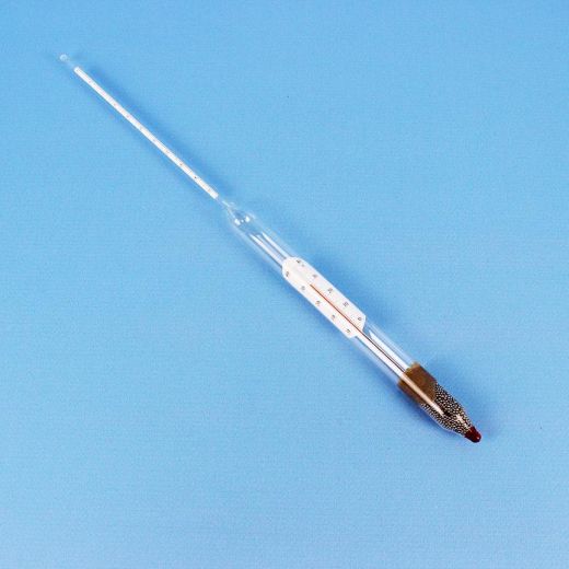 Ареометр для сахара АСТ-2 (5...15%), с термометром, (ГОСТ 18481-81)