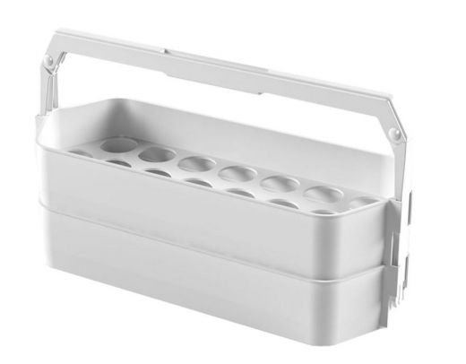 Штатив переносной, под контейнеры для анализов, 44 места, полимерный