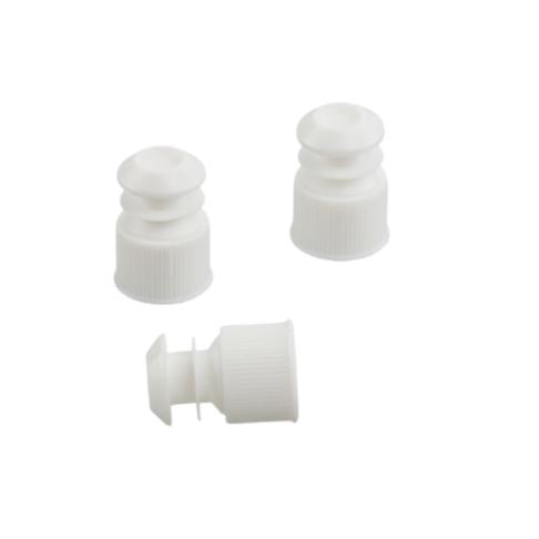 Пробки для пробирок диаметром 12 мм, пэт, белые, 1000 шт/упак