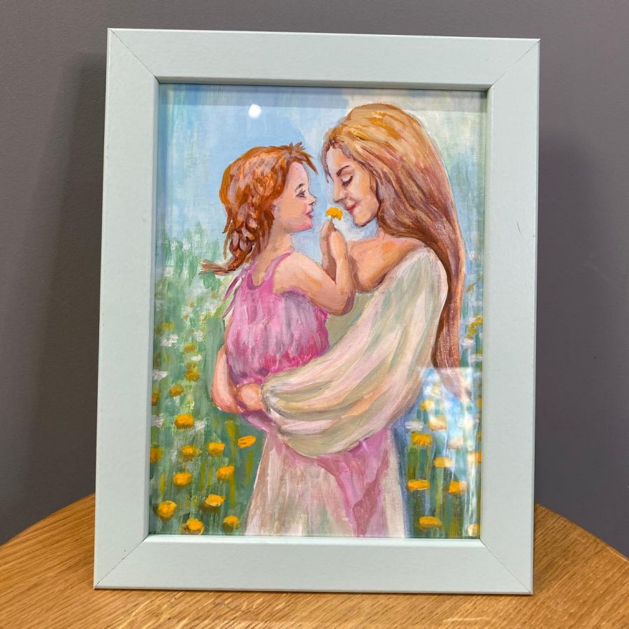 Картина ручной работы "Счастье мое"