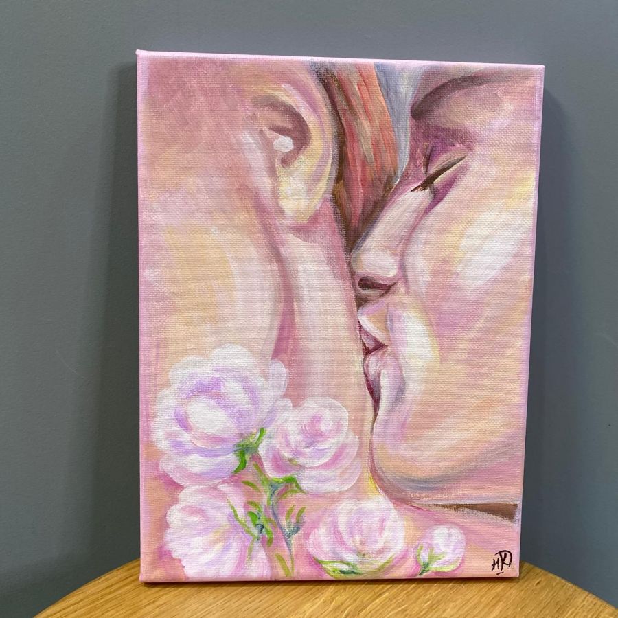 Картина ручной работы " Нежные чувства"