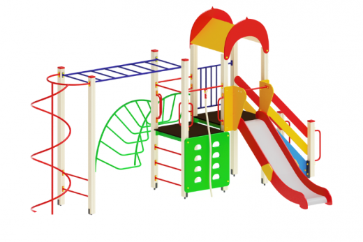 Детский игровой комплекс Играйте с нами Горка 1200 6050х4800х3000