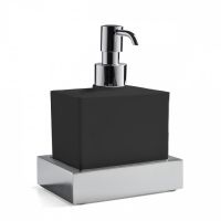 3SC SK 3.0 Дозатор настольный, композит Solid Surface, цвет: чёрный/хром схема 1