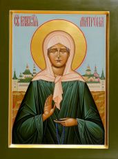 Икона Матрона Московская (Никонова) Блаженная (UV-печать)(10362)