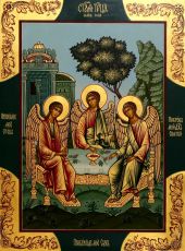 Икона Троица Ушакова (UV-печать)(10376)