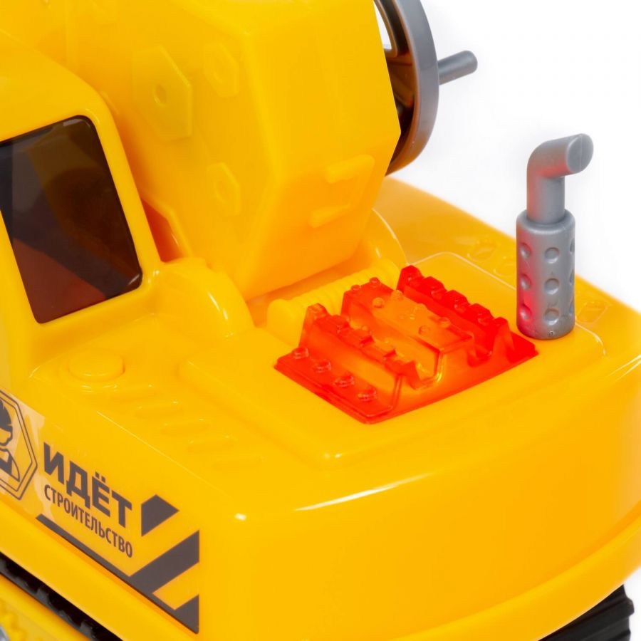 Гусеничный кран "Профи" (со светом и звуком) (в сеточке)