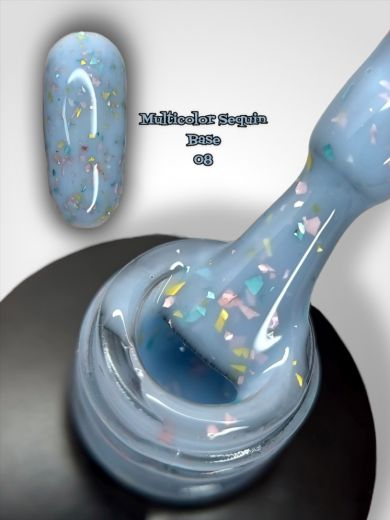 MSB08 база камуфлирующая "MULTYCOLOR SEQUIN" 