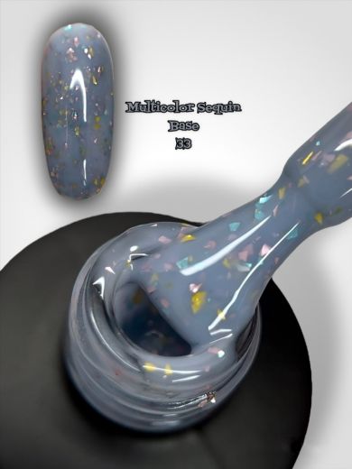 MSB33  база камуфлирующая "MULTYCOLOR SEQUIN"   