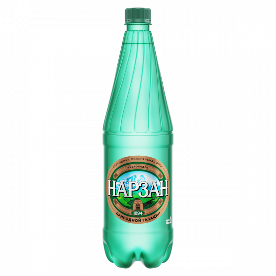 Вода лечебно-столовая «Нарзан» газированная (пэт) 1л