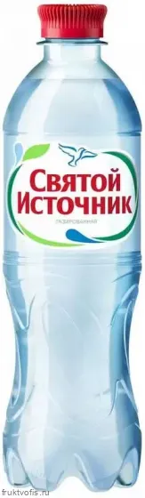 Вода питьевая «Святой Источник» газированная (пэт) 0,5л