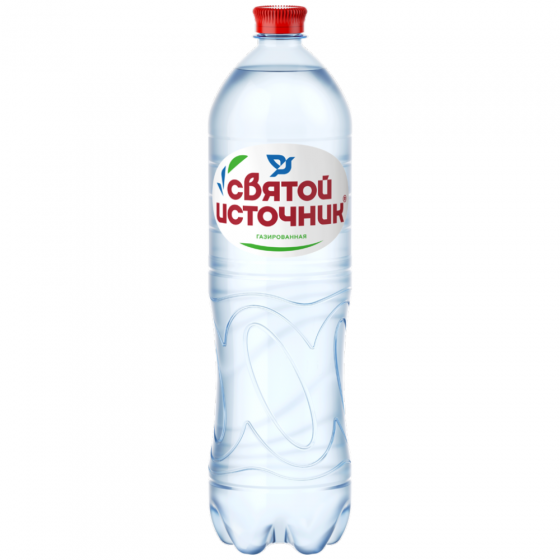Вода питьевая «Святой Источник» газированная (пэт) 1,5л