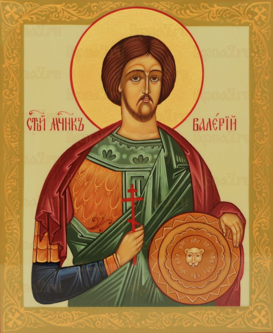 Икона Валерий Севастийский Мученик (UV-печать)(10403)