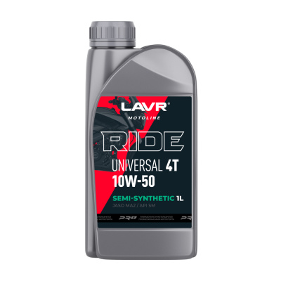 Lavr Ride Universal 4Т 10W-50 SM Motoline, 1л