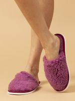 Тапочки домашние меховые С-6НШ/Тверьж-МР [лиловый]