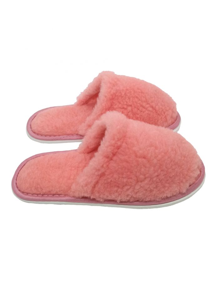 Тапочки домашние меховые С-6НШ/Тверьж-МР [персик/персиковый]
