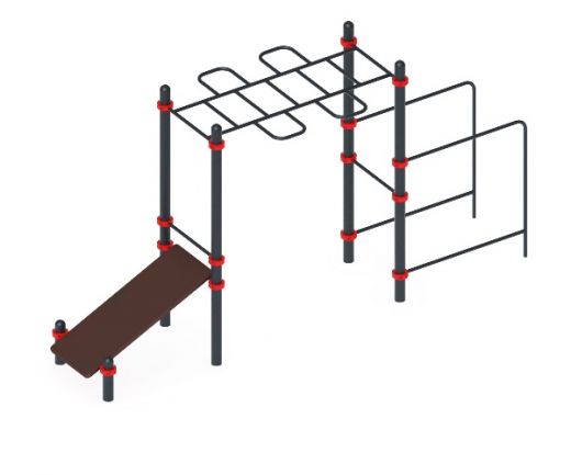 Воркаут комплекс 24 (89) 5080х1350х2600