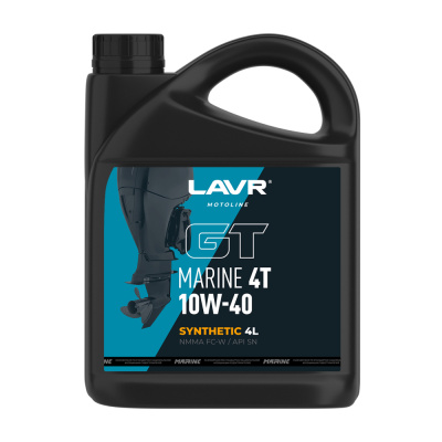 Lavr GT Marine 4Т 10W-40 SM Motoline, 4л