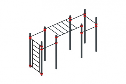 Воркаут Комплекс 11-М (89)Чс 4930х1500х2600