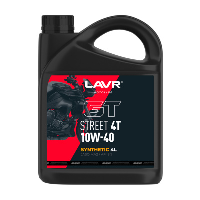 Lavr GT Street 4T 10W-40 SM Motoline, 4л