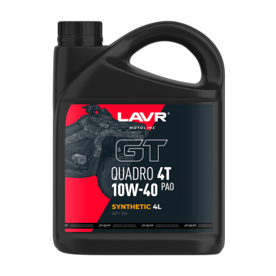 Lavr GT Quadro 4Т 10W-40 Motoline, 4л