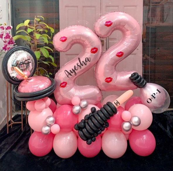 Каскад из шаров Красотка