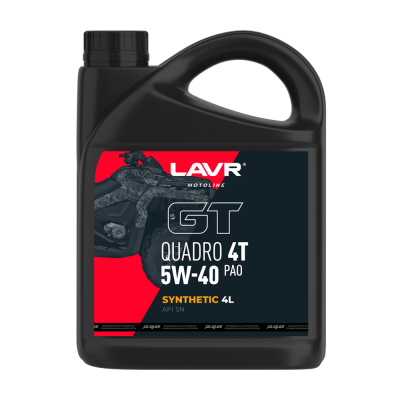 Lavr GT Quadro 4Т 5W-40, 4л