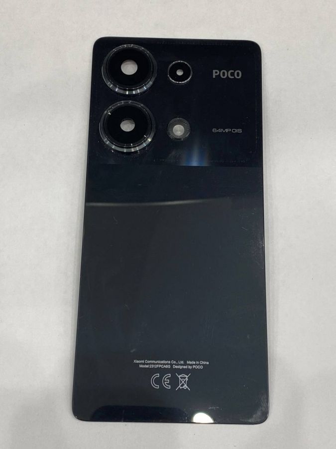 XIAOMI POCO M6 PRO Задняя Крышка черная оригинал ( снятая) мелкие потёртости