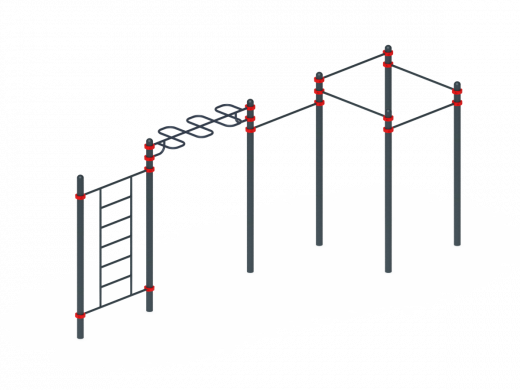 Воркаут Комплекс 8 (89) 6130х1750х2600