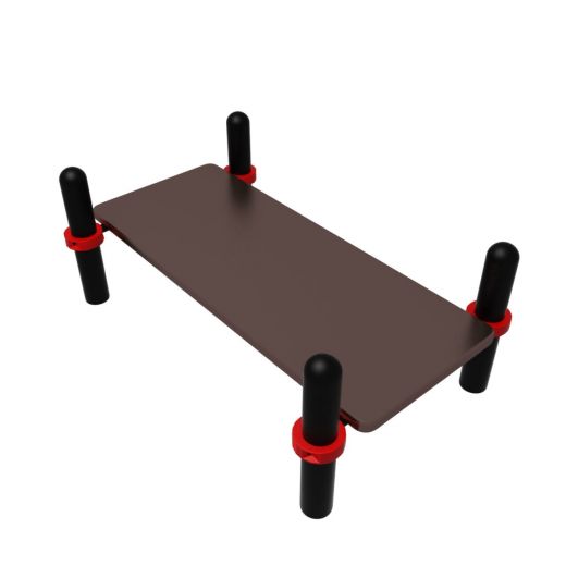 Воркаут Лавка (108) - брус 2000х910х600