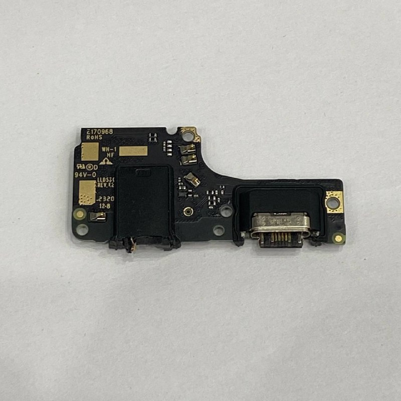 XIAOMI POCO M5S нижняя плата с системным разъёмом оригинал с разбора