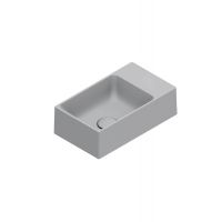 Раковина Catalano Premium 220410023 40x23 см без отверстий цвет Cemento Satinato схема 1