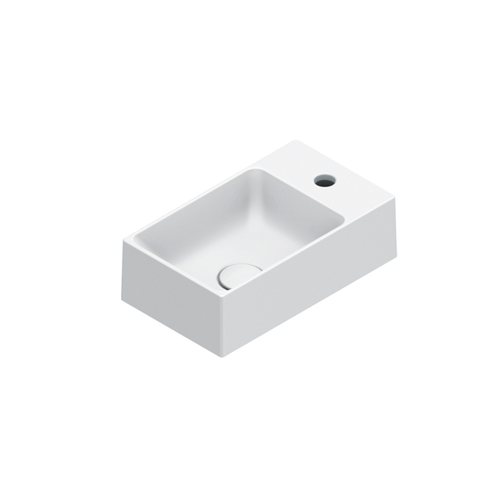 Изображение Раковина Catalano Premium 220411021 40x23 см с 1 отверстием цвет белый матовый