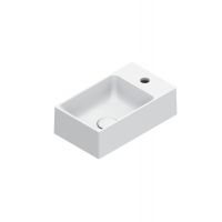 Раковина Catalano Premium 220411021 40x23 см с 1 отверстием цвет белый матовый схема 1