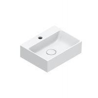 Раковина Catalano Premium 220421021 40x32 см с 1 отверстием цвет белый матовый схема 1