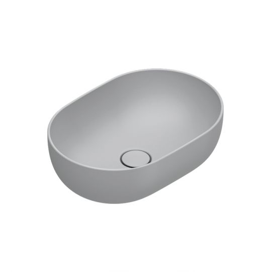 Раковина накладная Catalano SFERA 522500001 50x35 h16 без отв. под смеситель покрытие Cataglaze+ схема 4