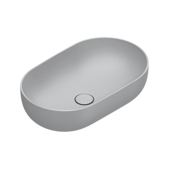 Раковина накладная Catalano SFERA 522610001 60x37х16 см без отв. под смеситель покрытие Cataglaze+ схема 4