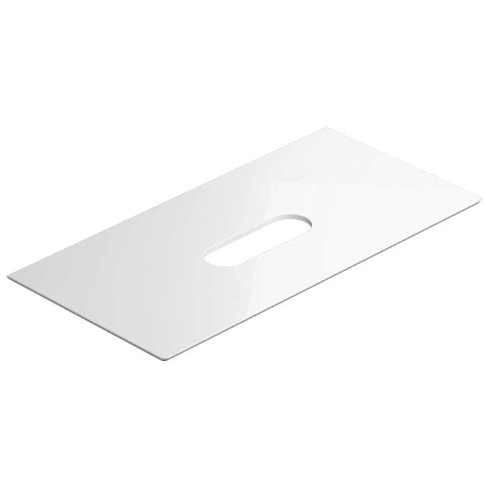 Изображение Столешница керамическая Catalano 831000001 100x50см с отверстием  цвет: белый глянцевый