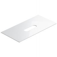 Столешница керамическая Catalano 831000001 100x50см с отверстием  цвет: белый глянцевый схема 1