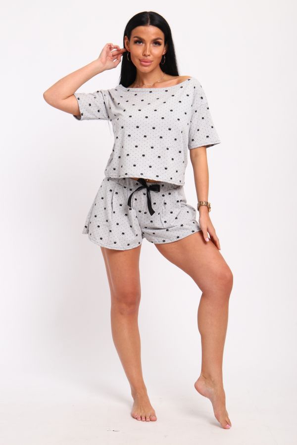 Пижама женская 318 [светло-серый]