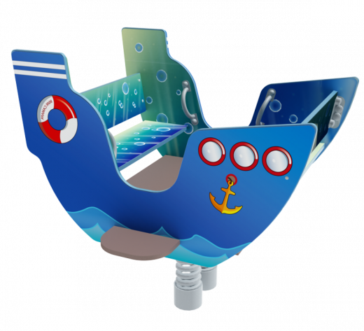 Качалка Пароходик двухместный 1220х1000х870