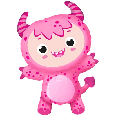 Шар Монстрик розовый ( 87 см)